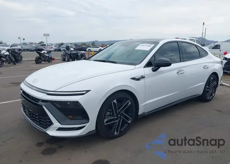 2025 Hyundai Sonata N Line z USA, uszkodzony, nr VIN KMHL54JC5SA495626